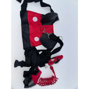 Kids Safety Harness with Red and Black Disney-Inspired Design